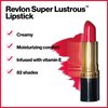 Lipstick by Revlon, Super Lustrous Lipstick, High Impact Lipcolor with Moisturizing Creamy Formula, Infused with Vitamin E and Avocado Oil, 720 Fire and Ice