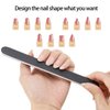 50 Pcs Nail Files for Acrylic Nails 100/180 Grit Double Sides Fingernail Files Professional Manicure Tools for Home Salon