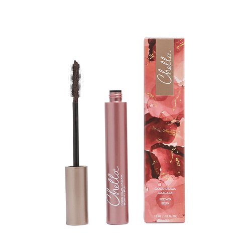 Chella Good Drama Vegan Mascara, 0.33 Fl. Oz (Brown)