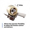 Scotch H183 Industrial Packing Tape Dispenser for 3" Tape - Lightweight and Portable for Commercial Packaging, Shipping, Moving, Carton and Box Sealing