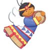 Roots & Wings Native American Angel Ornament (Children of The World)