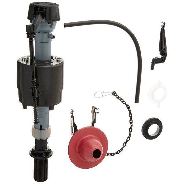 Fluidmaster 400C Fill Valve and 2 inch Flapper Toilet Repair Kit, No Color