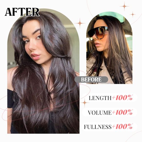 Dark Brown Clip in Hair Extensions Real Human Hair 18Inch Brazilian Remy Human Hair for Women Straight Clip ins Natural Soft Double Weft Extensions for Woman 120g 7pcs 16clips One Pack