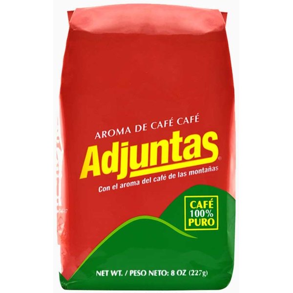 Adjuntas Ground Coffee, 100% Pure, Medium Roast, 8 Ounce (Pack of 1)