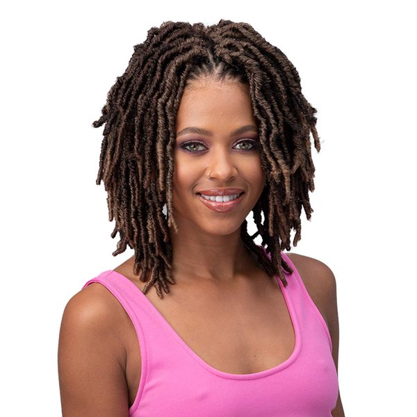 Bobbi Boss Crochet Braids African Roots Braid Collection 2X Nu Locs 8" (5-Pack, 99J)