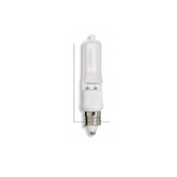 Satco S1916 100Q/F/JD 100-watt E11/T4 Mini Can Halogen Bulb, Frosted, 4-Pack