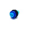 Arcity 6 Pcs/Lot 28mm Arcade LED Push Buttons Illuminated Player 1P 2P Coin Start Select Lit Blue with Microswitch for Arcade Machine Games Console Parts 5V