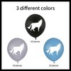 30 Pcs Wolf Balloons Wolf Birthday Party Decoration Balloons 12 Inches Latex Balloons for Baby Shower Birthday Party Animal Party Decor Supplies
