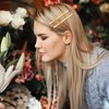 4 Pcs Metal Hair Clips French Hair Barrettes Flat Spring Clamps Strong Hold Vintage Hair Clips Snap Hair Accessories for Women Girls (Gold)