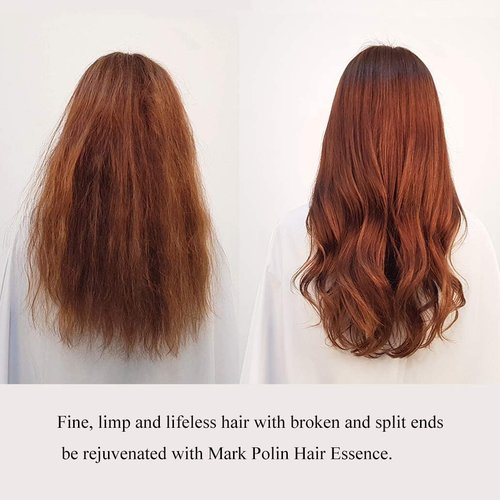 MARK POLIN - Anti-Frizz Hair Serum with Moroccan Oil - Leave-in Conditioner for Permed, Color-Damaged, and Frizzy Hair