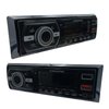 3050 12V Car Stereo Audio MP3 Player with Bluetooth Handsfree Calls, Music Play, FM Radio, Dual USB/AUX Playback, 7-Color LED Lights,VA LCD Display & Remote Control, Phone Charging