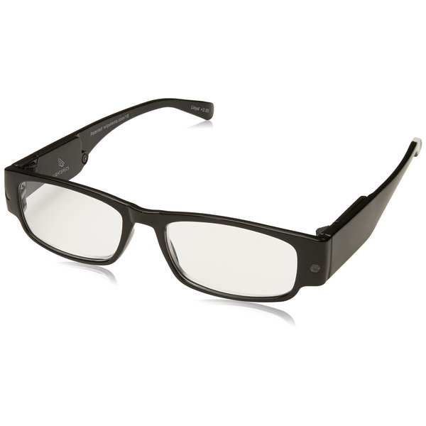 Foster Grant LightSpecs Lloyd Reading Glasses with Lights, Men