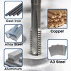 Burkit M14 X 1.5 Tap and Die Set, M14 x 1.5 Machine Thread Tap and Round Die Right Hand
