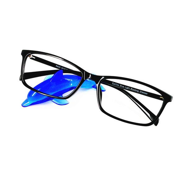 Computer Reading Glasses Blue Light Blocking Reader Gaming Screen Digital Eyeglasses Anti Glare Eye Strain Transparent Lens UV Light Weight for Women Men (Gloss Black, 1.25)