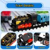 Bucherry 13 Pcs Train Cake Toppers Train Cake Decorations Train Birthday Party Supplies Train Toy Set Black Train Track Traffic Lights Cake Topper for Birthday Railway Train Theme Party