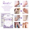 Foot Peeling Mask, 2 Pack Foot Moisturizing Mask, Lavender Exfoliating Foot Peel Mask, Cracked Heels Repair - for Calluses, Dead & Dry Skin