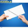 1InTheOffice Letter Opener, Stainless Steel Envelope Opener, Stainless Steel Hand Envelope Slitter (4 Pack)