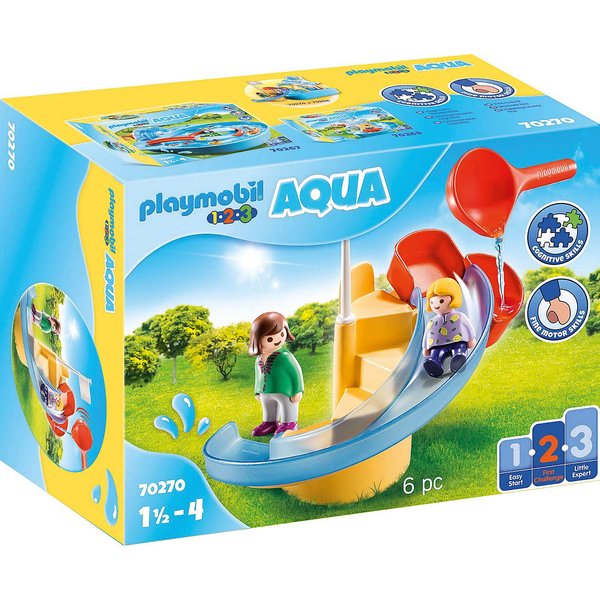 Playmobil 1.2.3 Aqua Water Slide