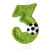 JonesLi 3th Birthday Candles，Soccer Birthday Decorations，Suitable for Girl and boy Cake Toppers, Wedding Cakes, Anniversaries, Party Celebrations, Birthday Decorations