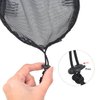 YTBYT 3 Pcs Black Round Ponytail Net Elastic Drawstring Hair Net Base for Making Afro Puff Drawstring Ponytail Wig