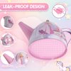 Coivnl Unicorn Tea Party Set for Little Girls Tin Teapot Set, Princess Tea Time Play Kitchen Toy Including Dessert,Cookies,Doughnut,Teapot Tray Cake,Case for Birthday Kids Age 3 4 5 6 7 8