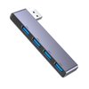 Fidioto USB Hub, 4-Port USB Hub(1 * 3.0 Hub, 3 * 2.0 Hub) USB Splitter USB Expander for Laptop,Windows PC,Mac,Printer,Flash Drive,Mobile HDD, Notebook PC