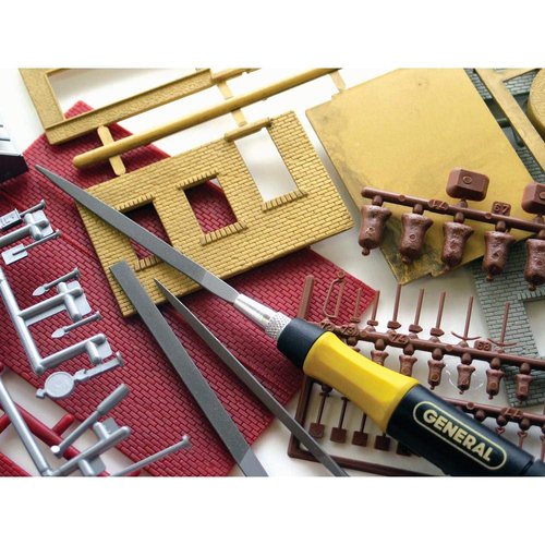 General Tools 707476 6-piece Swiss Pattern Chromium Alloy Steel Needle File Set