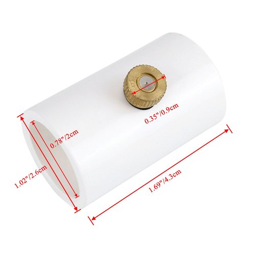 CozyCabin 1/2 inch PVC Splitter with Brass Mist Nozzle (Pack of 10)