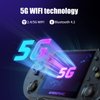 Dosnura RG353P Handheld Game Console Linux and Android Dual OS RK3566 64BIT 64G TF Card 4420+ Classic Games 3.5 Inch IPS Screen 3500mAh Battery Support 5G WiFi 4.2 Bluetooth(RG353P-Black)
