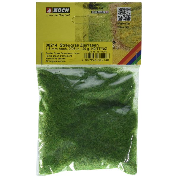 Noch 8214 Scttr Grass Ornament 20g H0,TT,N,Z Scale