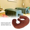 ANGGREK Chest Wrinkle Pillow, Breast Pillow for Massage Table Beauty Salon Breast Support Pillow Spa Massage Chest Pillow Cushion Dark Coffee Breast Pillow for Wrinkles(Dark Brown)