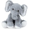 Mikee Fluffie Elephant Stuffed Animals Soft Plush Toy for Girls Boys,12" Grey Soft Huggable Gifts for Birthday Christmas Easter Stuffed Animals for Kids