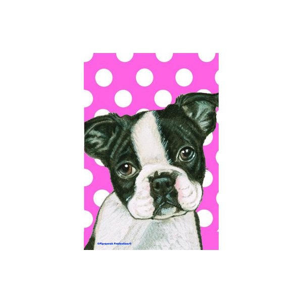 Boston Terrier - Pipsqueak Productions Garden Flag
