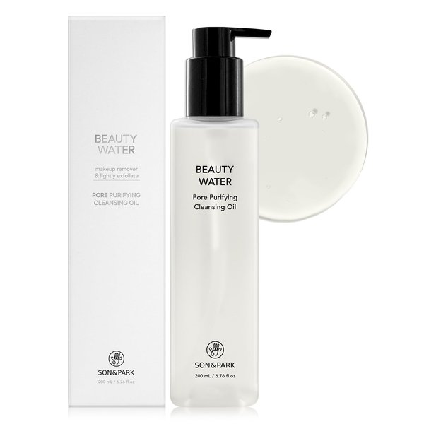 SON&PARK Cleansing Oil for Pore Purifying & Control Mild & Deep Facial Cleanser, Blackhead Melting Daily Makeup Removal with Jojoba, Avocado, Olive, Tea Tree Leaf Oil 6.76 fl oz(200ml) Made In the USA