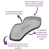 ASTRA BELLE Stainless Steel Gua Sha for Facial Skin Care Scraping Massage Tool with Comb Teeth | Facial Massage, Used for Face, Neck, and Around Lips with Travel Pouch or Case