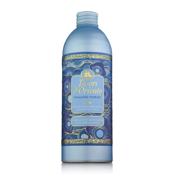 Tesori d’Oriente Bubble Bath for Women, Foaming Bath, Bath Bubbles for Women Relaxing, Luxurious Body Wash for Women & Skin Care - 500 Ml-16.91 us Fl Oz- [Italian Import ]-(Thalasso Therapy)