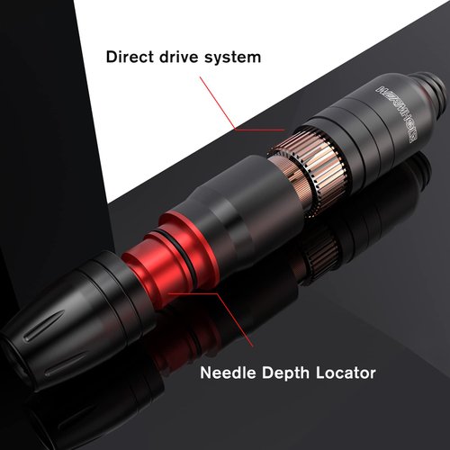 Tattoo Machine Kit Tattoo Kit Tattoo Gun Kit Tattoo Pen Kit Tattoo Pen Machine Kit Cartridge Machine Kit Rotary Machine Kit Complete Pentype Machine Kit for Tattooist and Beginners(WTK166)