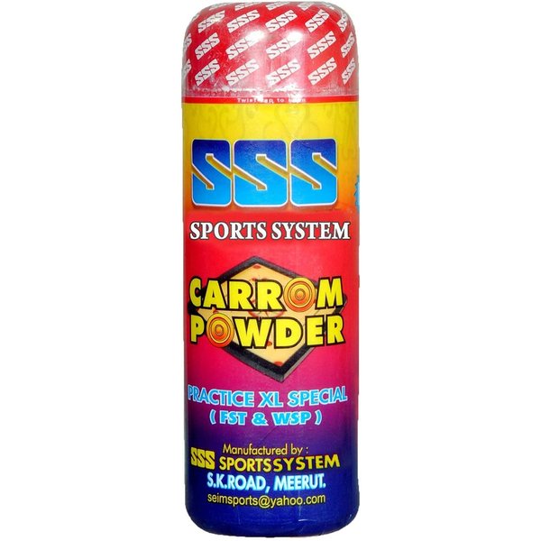 SSS Carrom Powder 160Gm Practice-XL _by Kingsmen Line (Pack of 1)