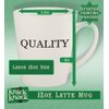 Knick Knack Gifts Ate A Vegan Meal - 12oz Ceramic Latte Coffee Mug Cup