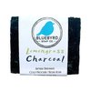 BLUEBYRD Soap Lemongrass Essential Oil Soap - 100% All Natural Charcoal Black Soap Bar | Detoxifying, Cleansing Activated Charcoal Body Wash Bar - Handmade in USA, Vegan (Lemongrass Charcoal)