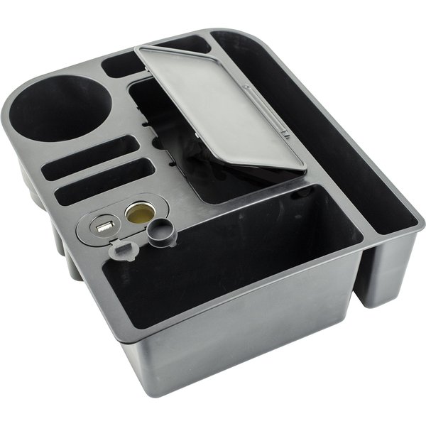 Custom Accessories Tuff Tech 91135 12V and 2.4A USB Power Caddy Organizer