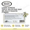 Lemon Verbena Clean Bar Soap by South of France Clean Body Care | Triple-Milled French Soap with Organic Shea Butter + Essential Oils | Vegan, Non-GMO Body Soap | 6 oz Bar ? 4 Pack