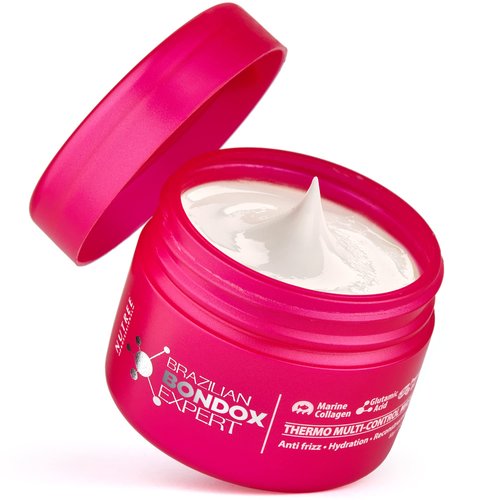 Amazonliss HAIR MASK FOR DAMAGED HAIR BRAZILIAN BONDOX TREATMENT 2.82 oz Thermal Activated Mask for Dry Frizzy Hair | Formaldehyde Free Cruelty Free | Results for up to 1-3 months | Almond Oil