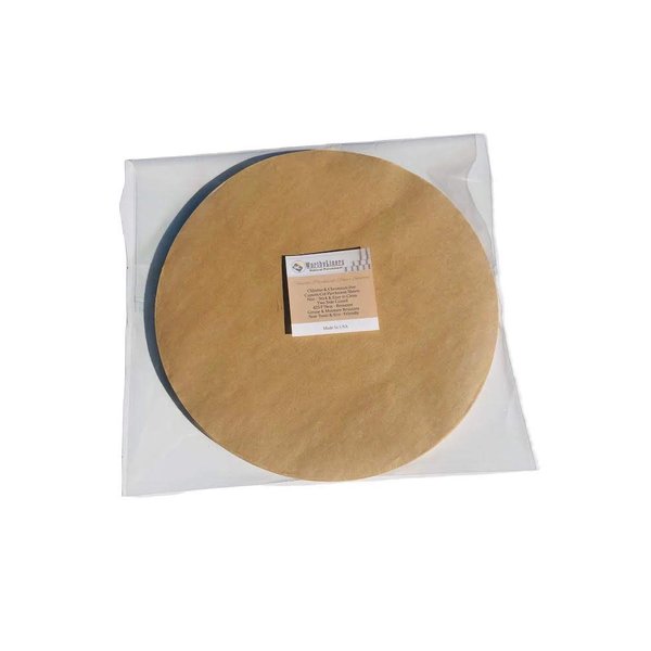 Natural Parchment Paper Unbleached 14" Inch 200 Baking Round/Circles Sheets | Worthy Liners Non-Stick Precut Baking Parchment, Perfect for baking pizza and cakes (200)