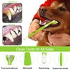 URMYONLY Dog Toothbrush, Finger Toothbrushes, 360 Degree Toothbrush, Triple Head Dog Toothbrushes, Double Head Toothbrush,Cleaning Brushes for Dog Cat Oral Dental Health 9Pack