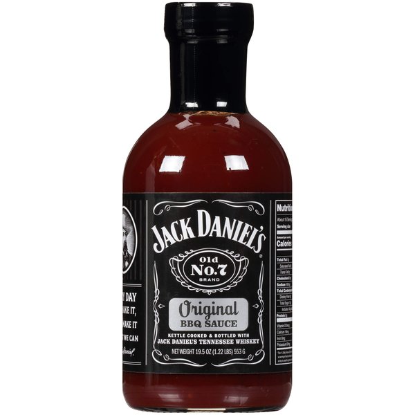 Jack Daniel's Old No. 7 Original BBQ Sauce – Authentic Small Batch Jack Daniel’s BBQ Sauce – Preservative Free – 19.5 oz