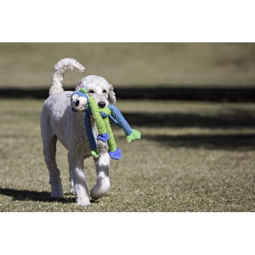 Multipet Multicrew Monkey Plush Dog Toy 17" (Assorted Color, 1 Pack)