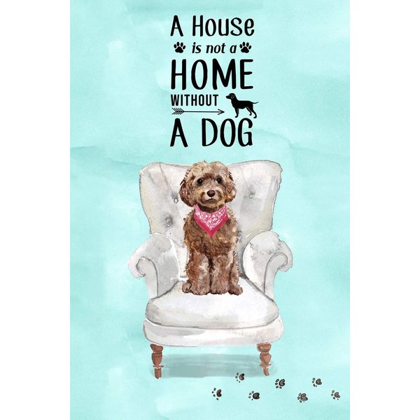A House is Not a Home Without a Dog: Gorgeous Cockapoo Secret Password Logbook (Discreet Password Keeper/Organizer)