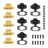 LT Easiyl 5 Set XT60E-F Female Plug with Dust Cover Screws Compatible with XT60 Plugs for RC FPV Lipo Battery RC Quadcopter Gold-Plated Copper, UL94 V0 Flame Retardant