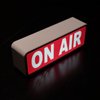 ON AIR Light Sign Recording Sign Studio Warning Signfor (Studio/Home Studio/Company/Desk or Wall Decor). Simple and Easy ON/Off Switch Button.Up Lighted Broadcast Warning Sign Finished (White)